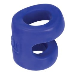 Hunky Junk Connect Cock Ring w/Balltugger - Cobalt
