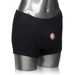 Packer Gear Boxer Brief Harness XL/2XL - Black