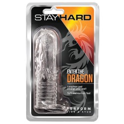 Blush Stay Hard Enter the Dragon Penis Sleeve - Clear