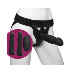 Body Extensions Be Naughty Vibrating 4 Piece Strap On Set