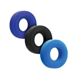 Hunky Junk C Ring Multi Pack - Asst. Colors Pack of 3