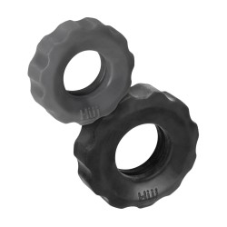 Hunky Junk Cog Ring 2 Size Double Pack - Tar & Stone Pack of 2