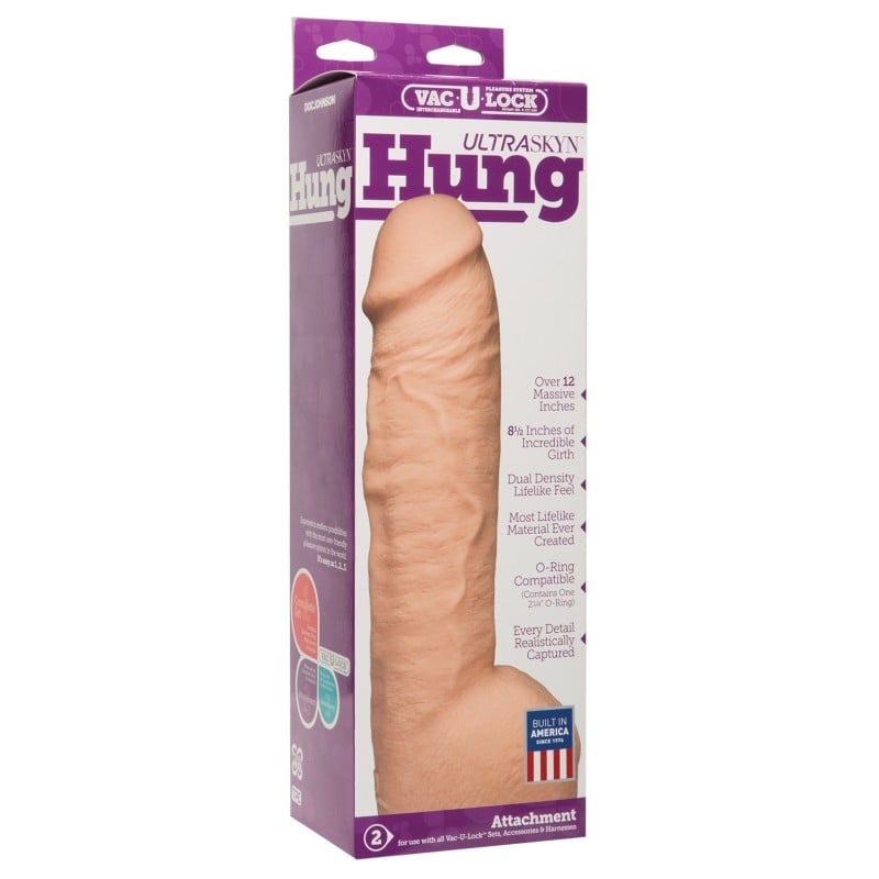 Vac-U-Lock Ultraskyn 12" Hung - Vanilla Vac-U-Lock Ultraskyn 12" Hung - Vanilla