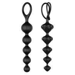 Satisfyer Soft Silicone Beads - Black