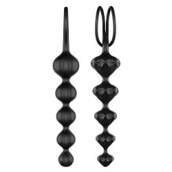 Satisfyer Soft Silicone Beads - Black