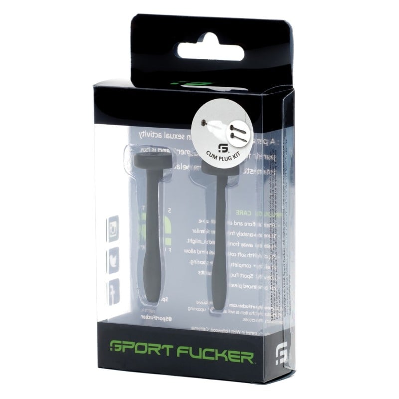 Sport Fucker Cum Plug Kit - Black Sport Fucker Cum Plug Kit - Black