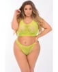 Festival Flirt Bra Set Green 1X/2X