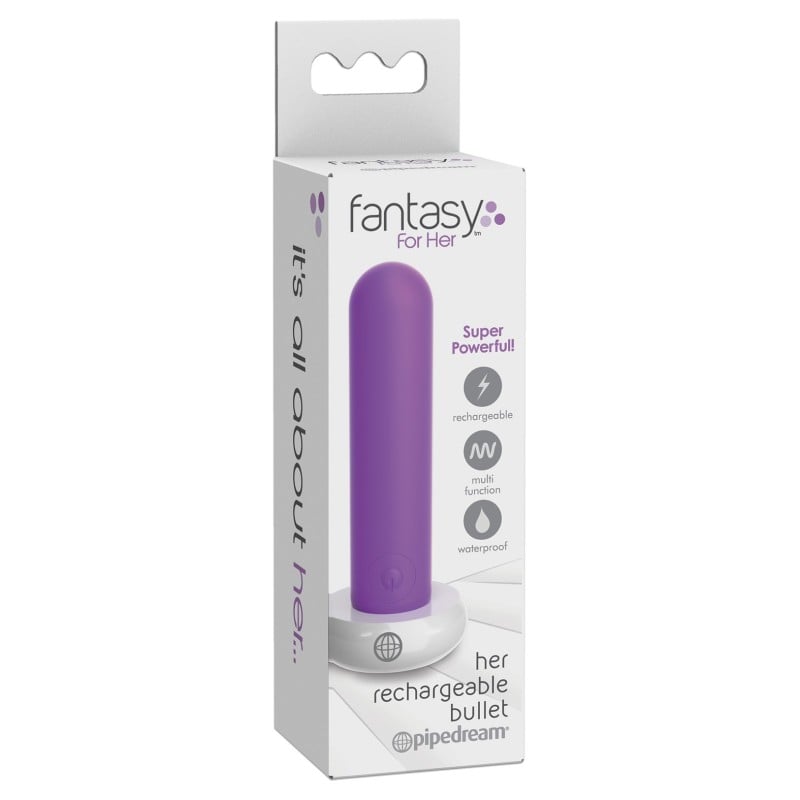 Fantasy for Her Rechargable Bullet - Purple Fantasy for Her Rechargable Bullet - Purple