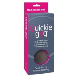 Quickie Ball Gag Medium - Black