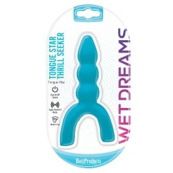 Wet Dreams Tongue Star Thrill Seeker Vibe - Blue
