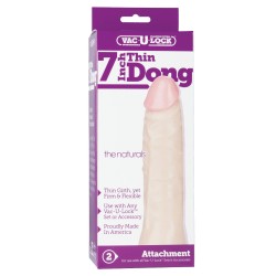 Vac-U-Lock 7" Thin Dong - White