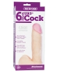 UR3 Vac-U-Lock 6" Cock & Balls Attachment - White