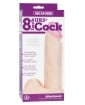 UR3 Vac-U-Lock 8"Cock & Balls Attachment - White