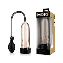 Mojo Zero Gravity Penis Pump Enlarger - Black/Smoke