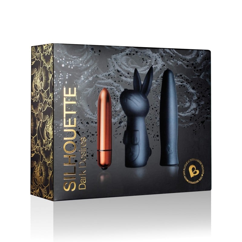 Rocks Off Silhouette Dark Desires Kit - Copper/Black Rocks Off Silhouette Dark Desires Kit - Copper/Black
