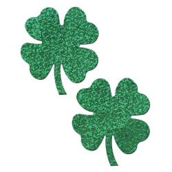 Pastease Glitter Four Leaf Clover - Green O/S