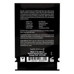 Wicked Sensual Care Waterbased Lubricant - .1 oz Vanilla Bean
