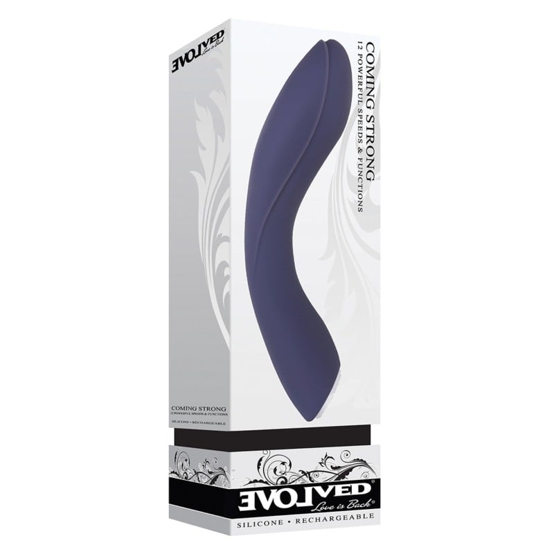 Evolved Coming Strong Vibrator - Blue Evolved Coming Strong Vibrator - Blue