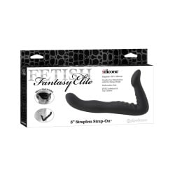 Fetish Fantasy Elite 8" Strapless Strap On w/Mask - Black