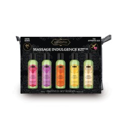 Kama Sutra Naturals Indulgence Massage Oil Kit- 2 oz Asst. Scents