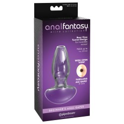 Anal Fantasy Ellite Beginners Anal Glass Gaper - Clear