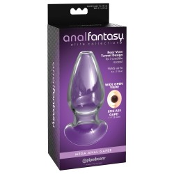 Anal Fantasy Ellite Mega Anal Glass Gaper - Clear