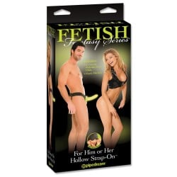 Fetish Fantasy Series For Him or Her Hollow Strap On - Glow In The Dark