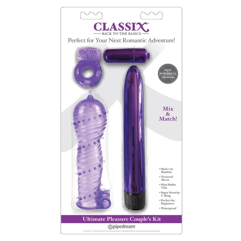 Classix Ultimate Pleasure Couples Kit - Purple Classix Ultimate Pleasure Couples Kit - Purple