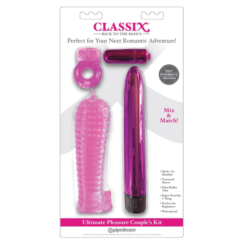 Classix Ultimate Pleasure Couples Kit - Pink Classix Ultimate Pleasure Couples Kit - Pink