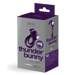 VeDO Thunder Rechargeable Dual Ring - Deep Purple