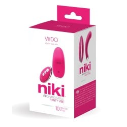 VeDO Niki Rechargeable Panty Vibe - Foxy Pink