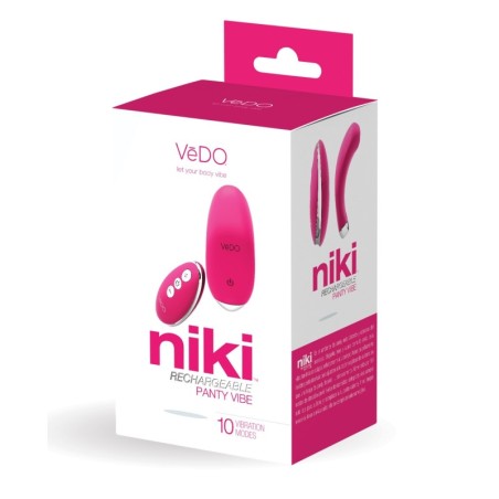 VeDO Niki Rechargeable Panty Vibe - Foxy Pink