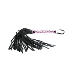 Spartacus Faux Leather Flogger - Pink