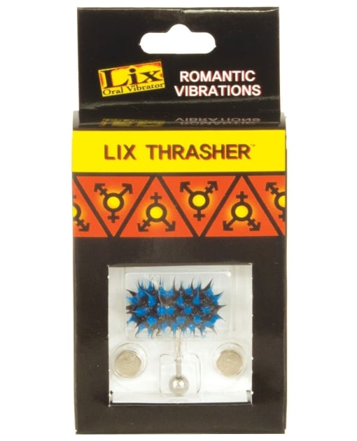 Lix-Thrasher Oral Vibrator Tongue Ring - Asst Colors