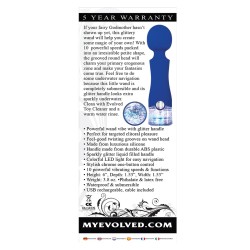 Evolved Dazzle Rechargeable Wand - Blue