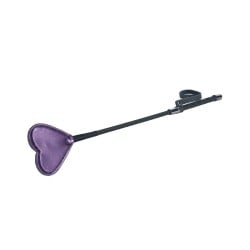 Spartacus Galaxy Legend Faux Leather Riding Crop Heart - Purple
