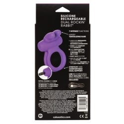 Silicone Rechargeable Rockin' Rabbit Enhancer - Purple