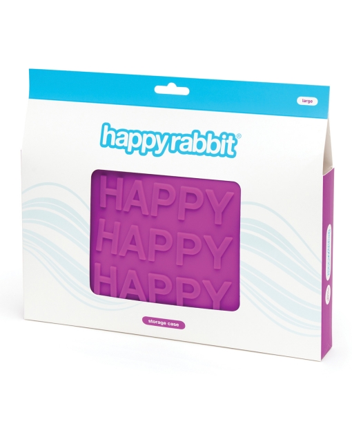 Happy Rabbit HAPPY Storage Zip Bag Large - Purple
