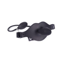 Spartacus Inflatable Silicone P Gag w/Leather Strap