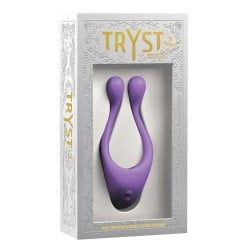 Tryst V2 Bendable Multi Zone Massager w/Remote - Purple
