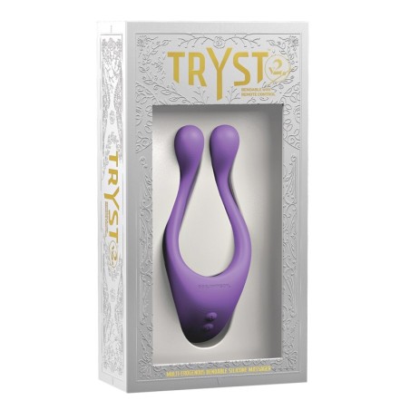 Tryst V2 Bendable Multi Zone Massager w/Remote - Purple
