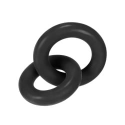 Hunky Junk Duo Linked Cock & Ball Rings - Tar