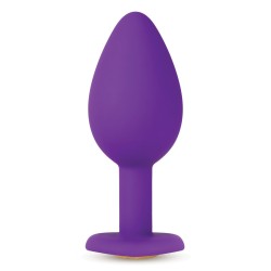 Blush Temptasia Bling Plug w/Gem Small - Purple