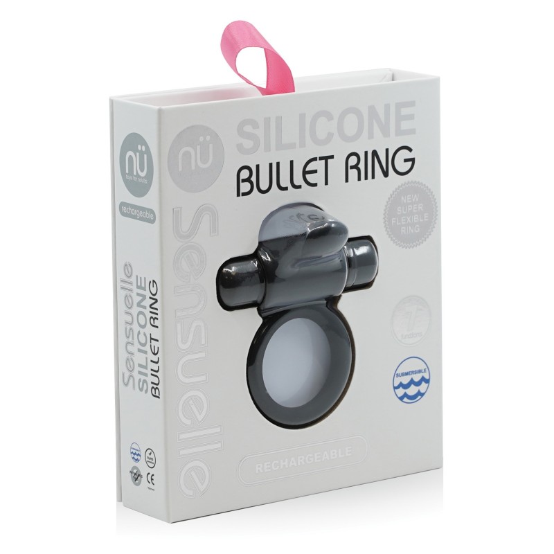 Sensuelle 7 Function Cock Ring - Black Sensuelle 7 Function Cock Ring - Black