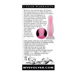 Evolved Luminous Plug Small - Pink