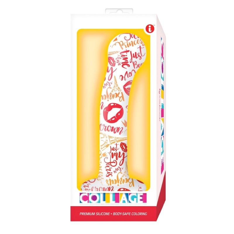 Collage I Remember Paris G Spot Silicone Dildo Collage I Remember Paris G Spot Silicone Dildo