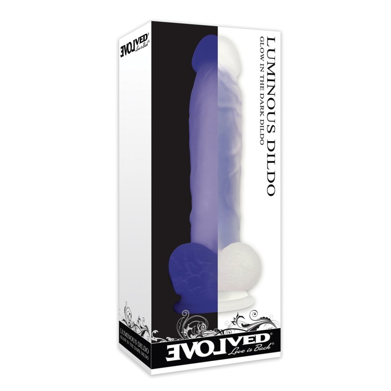 Evolved Luminous Dildo Non Vibrating - Purple Evolved Luminous Dildo Non Vibrating - Purple