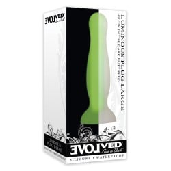 Evolved Luminous Anal Plug Large - Green
