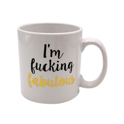 Attitude Mug I'm Fucking Fabulous - 22 oz Foil