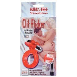 Clit Flicker w/Wireless Stimulator - Red